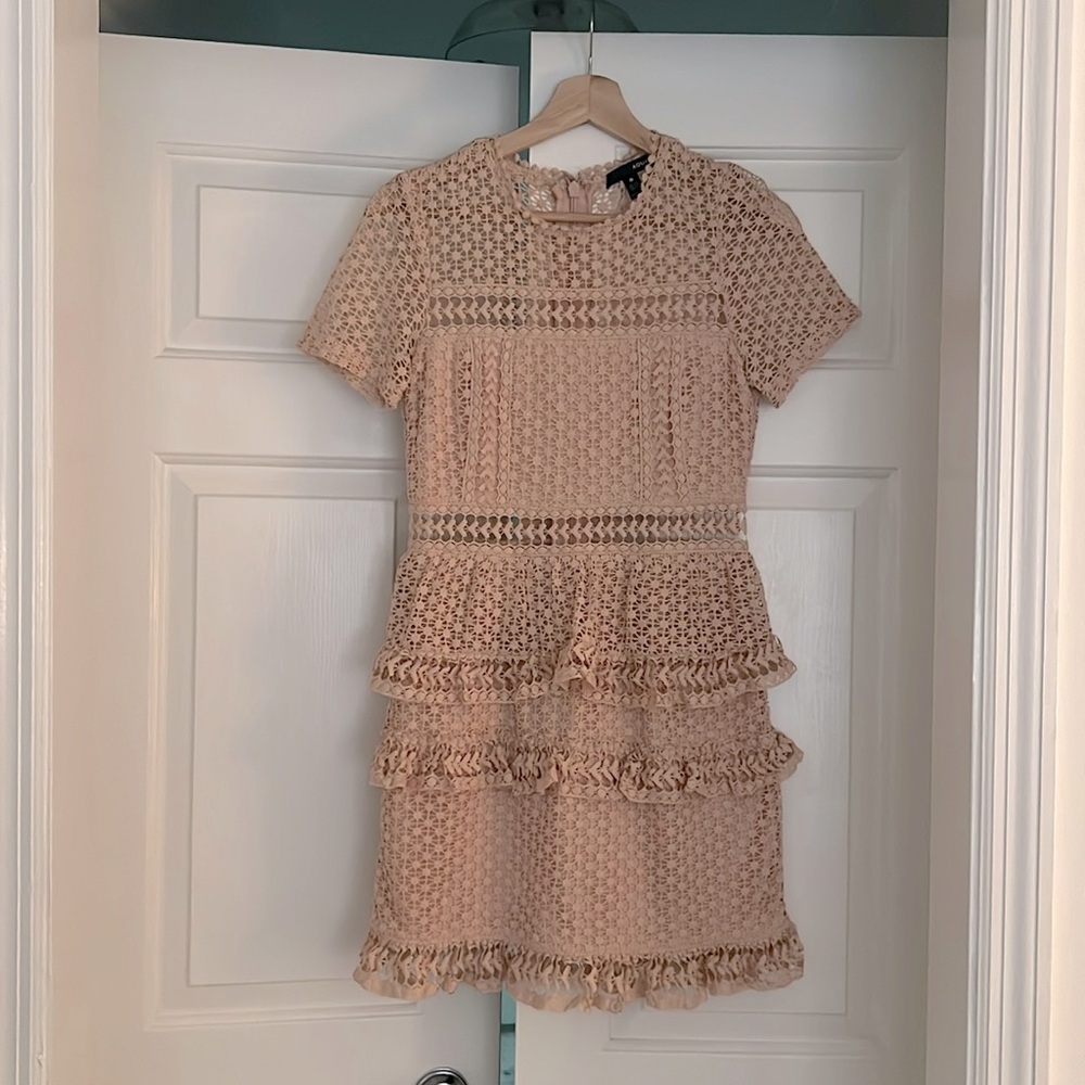Pink Mini Aqua Dress Size Small